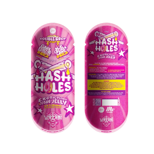 Wazabi Double Drop Hash Holes 2G Pre Roll 2pk/10CT - Image 8