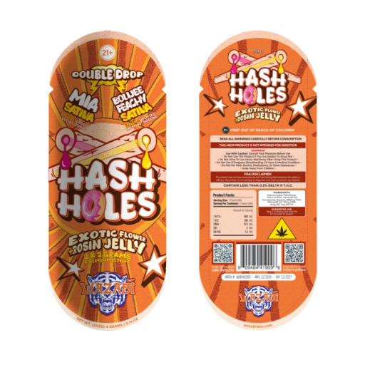 Wazabi Double Drop Hash Holes 2G Pre Roll 2pk/10CT - Image 5