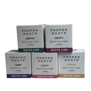 Proper Roots 3.5G Flower White Line Jar