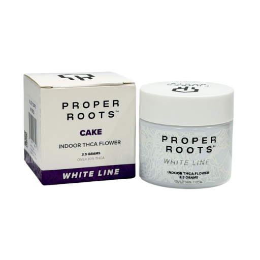 Proper Roots 3.5G Flower White Line Jar - Image 2