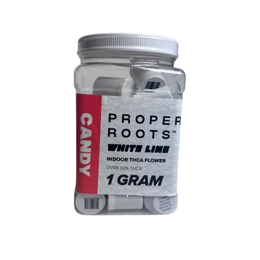 Proper Roots 3.5G Flower White Line Jar - Image 15