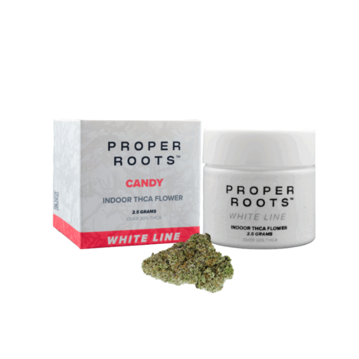 Proper Roots 3.5G Flower White Line Jar - Image 14