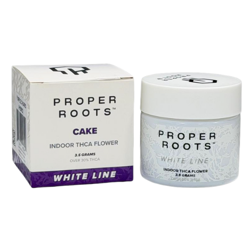 Proper Roots 3.5G Flower White Line Jar - Image 4