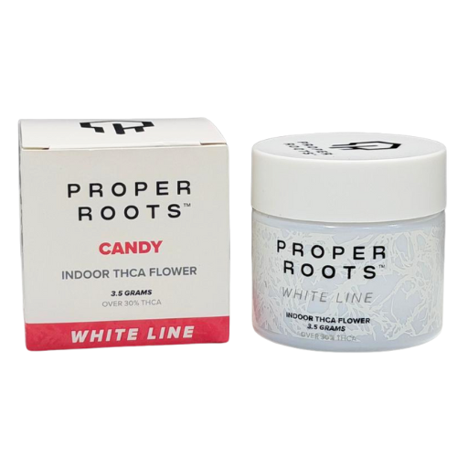 Proper Roots 3.5G Flower White Line Jar - Image 3