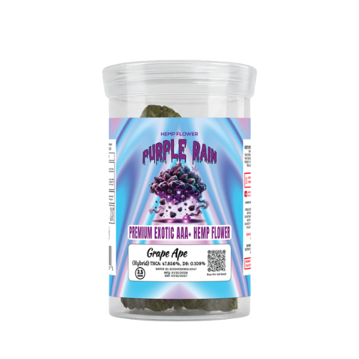 Purple Rain 3.5g Flower Jar - Image 10