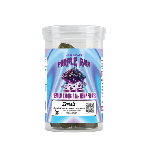 Purple Rain 3.5g Flower Jar - Image 3