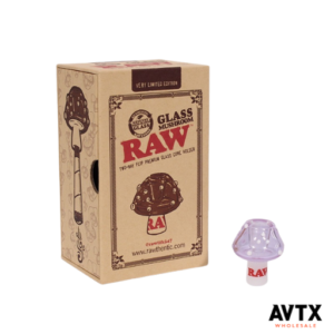 Raw Glass Mushroom Cone Holder