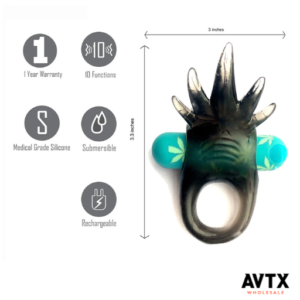 Maia Ziggy Cock Ring with Bullet Vibrator