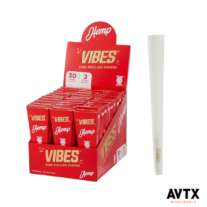 Vibes Hemp King Size Cone Display