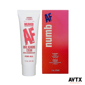 AF Lube Anal Numbing Cream Cherry Flavor 65ct Jar