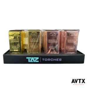 Gold Bar Torch Lighter 20PK Display