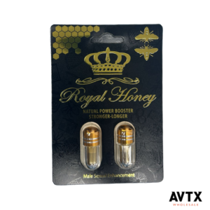 Black Royal Honey Male Enhancement 2ct Capsule Display