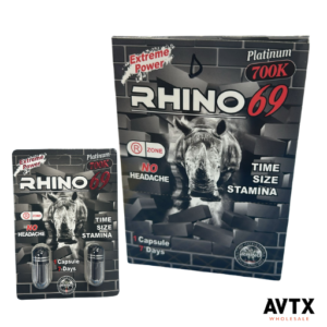 Rhino69 Platinum 700k 2ct Capsule Display