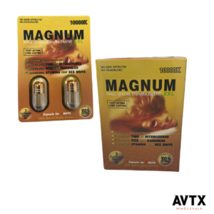 Magnum 10000K Male Enhancement 2ct Capsule Display